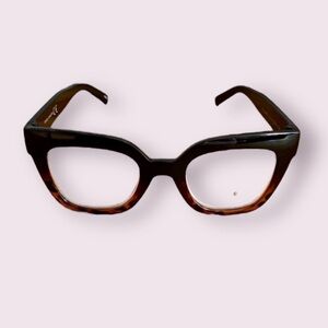 Vince Camuto Brown Tortoiseshell Cat-Eye Readers +1.50. New